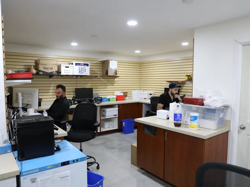 Pharmacy 1 team preparing free prescription deliveries