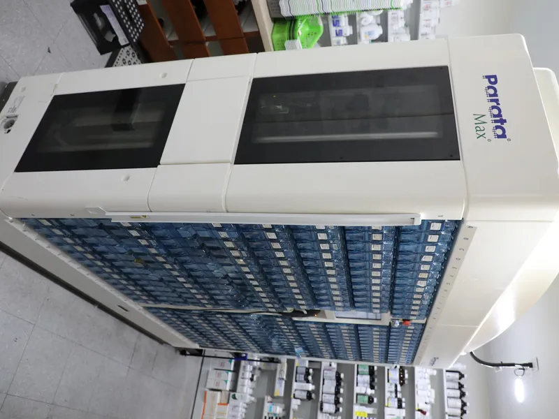 Parata Max automated prescription dispensing system at Pharmacy 1